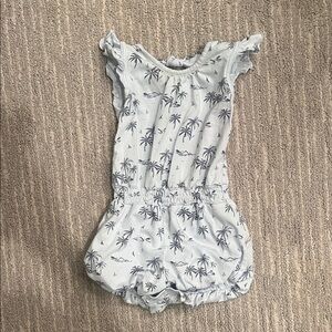Palm Tree Print romper 6-9 months